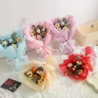 ราคา ช่อดอกไม้ปลอม ดอกไม้แห้ง ช่อเล็ก ดอกไม้ประดิษฐ์ พวงหรีดถักด้วยไหมพรม ดอกไม้ปลอม ช่อดอกไม้ทำมือ ของที่ระลึก ตกแต่ง ของขวัญ (1733519077830853666)