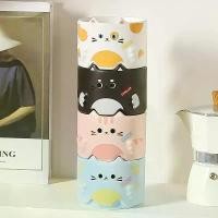 ราคา แก้วลายแมวน่ารัก, แก้วการ์ตูน, แก้วน้ำสำหรับคู่รัก, แก้วซ้อนกัน, แก้วครอบครัว, ของที่ระลึก (1734238604239406754)