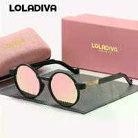 ราคา แว่นตาทรงกลมแฟชั่น, LolaDiva, Unisex, เลนส์ป้องกันแสงสะท้อน, ไล่ระดับสีชมพูถึงสีม่วง, กรอบทนทานน้ำหนักเบา, มาพร้อมเคสและผ้าไมโครไฟเบอร์, เหมาะสำหรับผู้หญิงและผู้ชาย, อุปกรณ์กลางแ (1732962407602685389)