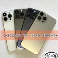 ราคา เหมาะสำหรับ iPhone XS MAX และ iPhone 15 Pro Max เคสแบตเตอรี่ด้านหลัง (ฝาครอบแบตเตอรี่ด้านหลัง) ฝาหลัง DIY กรอบกลางแบตเตอรี่ ชิ้นส่วนอะไหล่ สำหรับการเปลี่ยนแบตเตอรี่โทรศัพท์มือถือ (1734087814568839162)