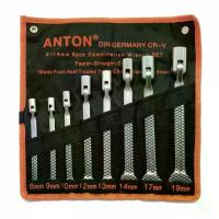 ราคา ส่งฟรี. ประแจ ปากตาย ข้างบล็อก บล็อกข้าง ANTON 8ตัวชุดAnton (1732717865020982751)