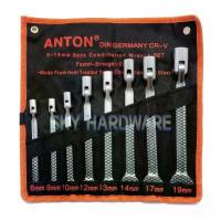 ราคา ANTON ประแจ ปากตาย ข้างบล็อก บล็อกL 8ตัวชุด CR-V (1733645162725278978)