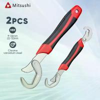 ราคา Certified productsMitsushi ประแจ เบอร์ 9-32 mm. 2pcs ประแจไขน็อต ชุดประแจอเนกประสงค์ Snap and Grip ใช้ ขัน คลายน็อต สกรู ลูกบล็อค (1732241081784370480)
