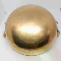 ราคา อุปกรณ์ทำขนม กระทะทองเหลือง กวน ตุ๋น เคี่ยว ทำได้หมด 8 ขนาด 15นิ้ว น้ำหนัก 1.5กิโลกรัม #กระทะทองเหลือง #กวนขนม #เคี่ยวขนม #ขนมไทย #เบเกอรี่ #ทนทา แปรงซิลิโคน (1734112926820501248)