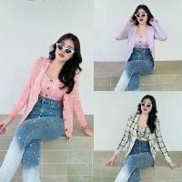 ราคา SpinnyHouse ชุดเซ็ต 2 ชิ้น เสื้อสายเดี่ยว + เสื้อคลุม ผ้าทอลายตาราง ให้ลุคลูกคุณสุด รุ่น เบเกอรี่ K501A คําแนะนําการขายที่ร้อนแรงในเดือนนี้ ส่ง ยก กระสอบ มือ 1 (1733426187015980959)