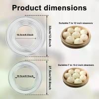 ราคา แหวนซาลาเปาไม้ไผ่ ชุด 2 ชิ้น แหวนซาลาเปาสแตนเลส อะแดปเตอร์สำหรับทำเกี๊ยวในครัว เบเกอรี่ และร้านอาหาร z2ck9 (1733304467499812329)