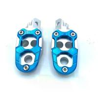 ราคา พักเท้าหลัง มิเนียม CNC KSR สีฟ้า กระจก แต่ง มอเตอร์ไซด์ ขาตั้ง ข้าง (1733923927260563225)