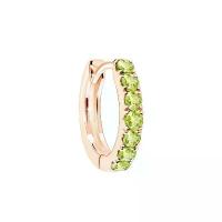 ราคา PRIMA ต่างหูประดับอัญมณี Peridot Huggie Collection ตัวเรือน 9K สี Rose gold รหัสสินค้า 993E0004-SG (ราคาต่อชิ้น) (1734209799179240528)