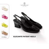 ราคา รองเท้าส้นสูงหนังแกะ La Bella รุ่น Elegante ส้นสูง 5 สี (1734129924239951737)