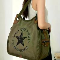 ราคา กระเป๋าโท้ตวินเทจสำหรับผู้หญิงพร้อมลายดาว กระเป๋าสะพายไหล่ซิปขนาดใหญ่ 5 สี กระเป๋าสะพายข้างแบบสบาย (1733814020974871868)