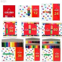 ราคา Colleen สีไม้คอลลีน แท้ พร้อมส่ง 12/24/36/48/60 แท่ง ดินสอสี สีไม้คลอลีน Color Pencil แท่งยาว และ สองหัว (1733622081869940499)