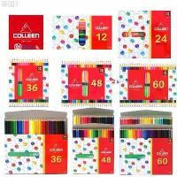 ราคา Colleen สีไม้คอลลีน แท้ พร้อมส่ง 12/24/36/48/60 แท่ง ดินสอสี สีไม้คลอลีน Color Pencil แท่งยาว และ สองหัว มีบริการเก็บ (1733603664830301360)