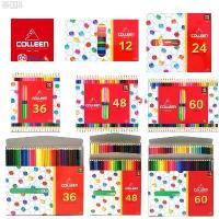 ราคา Colleen สีไม้คอลลีน แท้ พร้อมส่ง 12/24/36/48/60 แท่ง ดินสอสี สีไม้คลอลีน Color Pencil แท่งยาว และ สองหัว ขาย ร้อน (1733540840032667004)