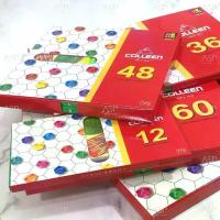 ราคา พร้อมส่ง สีไม้ ดินสอสีคอลลีน สีคอลลีน Colleen ดินสอสี รุ่นหัวเดียว สีธรรมดา/นีออน 12/24/36/48/60/72 สี (775) (1732995715604842443)