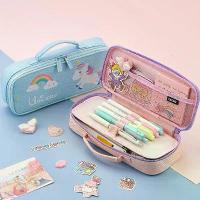 ราคา กล่องดินสอยูนิคอร์น สไตล์คาวาอิ กระเป๋าดินสอการ์ตูน ความจุมาก กล่องดินสอ Estuches กระเป๋าดินสอ อุปกรณ์การเรียน เครื่องเขียน ของขวัญ (1730486287971748315)