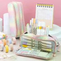 ราคา กระเป๋าดินสอขนาดใหญ่ น่ารัก กระเป๋าดินสอน่ารักสำหรับนักเรียน กระเป๋าดินสอขนาดใหญ่ อุปกรณ์การเรียน เครื่องเขียน กระเป๋าดินสอ กล่องดินสอ [COD] (1733620489694053866)