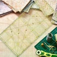 ราคา [เก็บเงินปลายทาง] ไม้บรรทัดงานควิลท์ 15 x 30 ซม. หนา 3 มม. ไม้บรรทัด Patchwork Quilts (1734237808584787045)