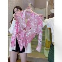 ราคา เสื้อเชิ้ต ลายดอกไม้ สไตล์ฝรั่งเศส เรียบหรู สำหรับผู้หญิง สีชมพู แฟชั่น แขนยาว ทรงสลิมฟิต คอปกโปโล กระดุมลง เหมาะสำหรับใส่ทำงาน (1732303959234152028)