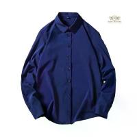 ราคา Shirt เสื้อเชิ้ต ผ้าลื่น เชิ้ต แขนยาวสีน้ำเงิน สีกรม สีแดง สีดำ ใส่กับสูท เสืัอใส่ไปง... สวัสดิการสด (1734418312394474668)