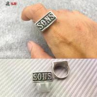 ราคา แหวน sons Sons of anarchy หน้าเดียว เลสเงิน สแตนเลสแท้100% (1734413421401442137)