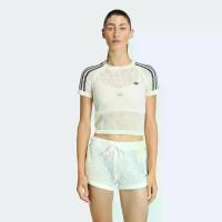 ราคา adidas ไลฟ์สไตล์ เสื้อยืดถักโครเชต์ CALI ผู้หญิง สีขาว KE0200 (1733577687404939027)