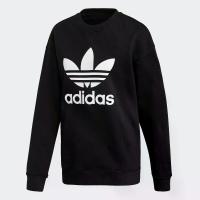 ราคา adidas ไลฟ์สไตล์ เสื้อกันหนาวคอกลม Trefoil ผู้หญิง สีดำ FM3272 (1734183383563929363)
