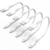 ราคา 6inch iPhone Charging Cable Short, 0.6 Feet (Approximately 0.2m ) 5-Pack USB to Lightning Data Cable, Suitable for Fast Charging Station, Compatible with Apple iPhone 12 11 Pro M (1733954629545395955)