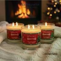 ราคา พร้อมส่ง. Christmas Scented Aromatherapy Candle (Scent Candle Aroma Soy Wax Organic Handmade) Soy Wax Scented Candle with Wooden Lid (1733674067782960791)