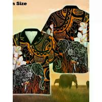 ราคา Men'S Hawaiian Shirt | Thai Elephant 3D Printed Summer Fashion Button-up Shirt, Casual Beach Style, Short Sleeves, Perfect for Birthday, Halloween, Christmas, Sizes S to 3XL (1733755661152191790)