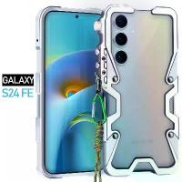 ราคา ZIMON Case for Samsung S20FE / S21FE / S23FE / S24 FE / S25 + Aluminum Alloy Shockproof Case with Strap (1734015015360234782)