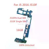 ราคา เมนบอร์ด, ปลดล็อค 100%, สำหรับ Samsung Galaxy J5 2016 J510F J5 2016 J510FN, 16GB, เปลี่ยนชิ้นส่วน, 1 ชิ้น (1731585268303299618)