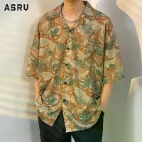 ราคา เสื้อเชิ้ตผู้ชาย Songkran, เสื้อเชิ้ตผู้ชายลำลอง, เสื้อเชิ้ตผู้ชาย, แขนสั้น, เสื้อฮาวาย, พิมพ์ลาย, คอวี, ทรงหลวม, มีกระดุม, สไตล์รีสอร์ทชายหาด, ปี 2024 (1732717340247426596)
