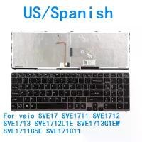 ราคา แป้นพิมพ์เรืองแสง, US Spanish ใหม่, สำหรับ Sony vaio SVE17, SVE1711, SVE1712, SVE1713, SVE1712L1E, SVE1713G1EW, SVE1711C5E, SVE171C11 (1731534862453606340)