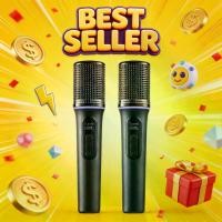 ราคา Super Bass ชุดคาราโอเกะสำหรับครอบครัว ไมโครโฟนไร้สาย 2 ใน 1 สำหรับลำโพง JBL/Sony เสียงเบสหนักและชัดเจน เหมาะสำหรับร้องเพลง งานแต่งงาน และกิจกรรมต่างๆ 2277000 โครโฟน cx 01 หูฟัง ชัด (173393457753453541