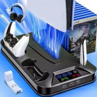 ราคา Stand with Controller Charging Station for Sony PSP Console Playstation 5 Slim&Standard Disc/Digital Console, Cooling Station for PS5/Slim/Pro (1733880432973481666)