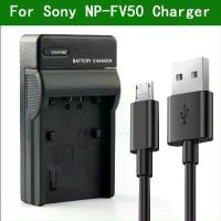 ราคา NP-FV50 เครื่องชาร์จ Micro USB, สำหรับ Sony HDR-CX110 HDR-CX115 HDR-CX116 NEX-VG30 DEV-3 DEV-5 (1730946003856427673)