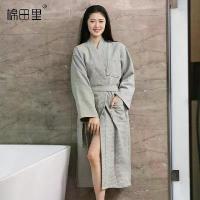 ราคา Best-selling all-cotton waffle bathrobe, absorbent bathrobe, thin beauty salon bathrobe for women (1734403082137012139)