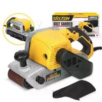 ราคา DELTON เครื่องขัดกระดาษทราย เครื่องขัดไม้ รุ่น DT-941 รถถัง ระบบสายพาน 4 นิ้ว 1,400W รุ่นใหม่!! มอเตอร์ทรงพลัง Belt Sander แถมฟรี! แท่นยึดเครื่องขัดกระดาษทราย + กระดาษทราย 1 แผ่น (1729445976880024012)