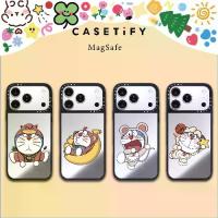 ราคา Casetify ซองโทรศัพท์มือถือ Doraemon ผิวกระจกพร้อมแม่เหล็กสำหรับ iPhone 13promax 14pro Max 15ProMax 16Pro Max 17air 17pro 17Pro Max 16Plus 15PLUS 14 Plus ซีรีส์สิบสองราศี ปกโทรศัพ (1733335138480260480)