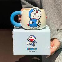 ราคา 2025 Hot New Doraemon Collaboration Ceramic Mug High Aesthetic Cute Couple Exclusive Student Office Worker Milk Coffee Cup (1733163530953852380)