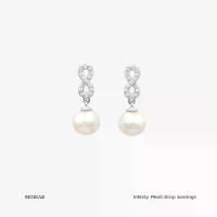 ราคา หูติด มุก หูพี่น้องMOIRAE Infinity Pearl Drop ต่างหูมุกแท้ เครื่องประดับ ต่างหูมุกห้อย silver earring ต่างหู ต่างหูเงินแท้ ต่างหูเพชร ฝังเพชรคิวบิกเซอร์โคเนีย Cubic Zirconia ต่าง (1734434811315193070)