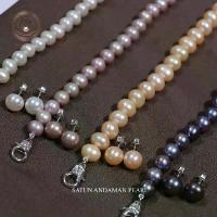 ราคา เซ็ตสร้อย Edison Pearl + ต่างหูเงินแท้ ไข่มุกเอดิสันแท้ ขนาดมุก 9–10 มิล ต่างหูตัวเรือนเงินแท้ 925 ไม่ลอก ไม่ดำ มีให้เลือก 4 สี / 4 เซ็ต (1734198100644235112)