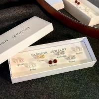 ราคา 2025 New Hot Style Light Luxury High-end Colorful Pearl Earrings Set Vintage Exquisite Earrings Elegant Ear Jewelry for Women (1734213189368054881)