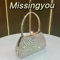 ราคา New Style Cheongsam Socialite Fashion Dress Banquet Pearl Ladies One-shoulder Dinner Clutch Handbag Crossbody Bag (1733896199421986421)