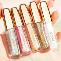 ราคา Novo 5460 Sparkling Crystal Eyeshadow Pearl Eyeshadow Liquid Silk Glitter Waterproof Easy to Carry Single Color Eyeshadow (1733073589764786168)