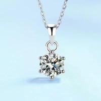 ราคา COD. Petchara Jewelry necklace Diamond Mossanite 1 ct silver S925 water D-VVS1 : D1002 เครื่องประดับแฟชั่น (1734392296263616308)