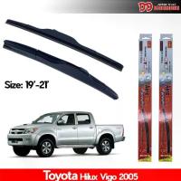 ราคา ที่ปัดน้ำฝน ใบปัดน้ำฝน ซิลิโคน ตรงรุ่น Toyota Vigo 2005 2009 ไซส์ 19-21 ยี่ห้อ Diamond กล่องแดง (1733804806721340867)