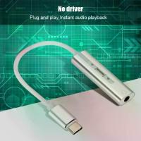 ราคา การ์ดเสียงสเตอริโอ Type C ภายนอกถึง 3.5 มม. ตัวเมีย สำหรับ Windows 98SE/ME/2000/XP/Server 2003/Vista สีเงิน (1733000607030347745)