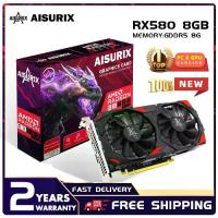 ราคา VGA RX 580, AISURIX, 8GB DDR5, 256Bit, 2048SP, HDMI, การ์ดจอเกม PC AMD Radeon RX580, 8G VGACard (1730627784111851897)