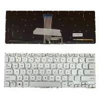 ราคา คีย์บอร์ดสหรัฐอเมริกาสำหรับ Asus Vivobook 14 รุ่น X409/X409F/X409D/X409U/X409UA/X409FA/FL/X409JA สีเงิน พร้อมไฟแบ็คไลท์ (1734422095865808847)